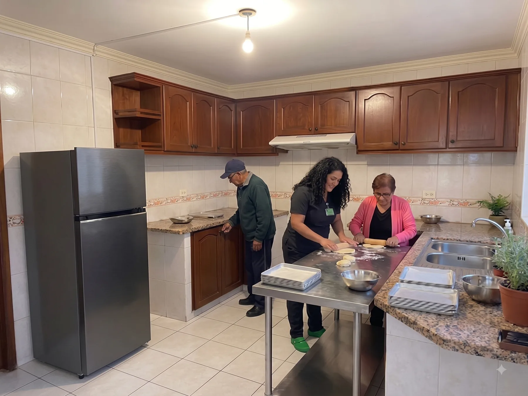 Actividad de cocina compartida